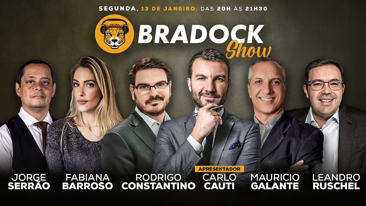 Bradock Show 13/01/25 - Carlo Cauti, Constantino, Fabi Barroso, Serrão, Mauricio Galante e Ruschel