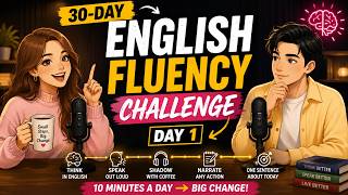 Day 1: Speak English in 30 Days! 40 Sentences Shadowing Practice | English Podcast