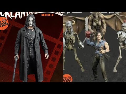 New The Crow, Robocop.& Other action figures reveals by Trick or Treat Studios 
