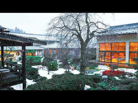 A Hot Spring Ryokan Built Around a Japanese Courtyard | Kanazawa Takitei