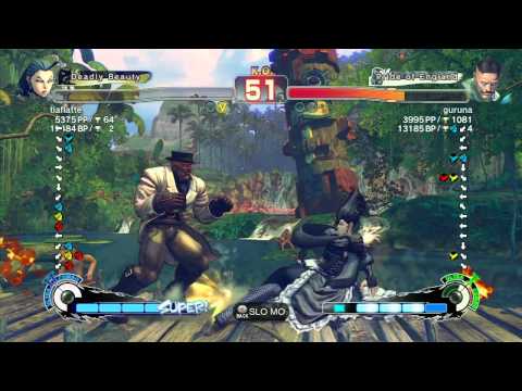 SSF4 AE 2012: Jiban (Rose) vs guruna (Dudley) - Xbox Live Ranked Match
