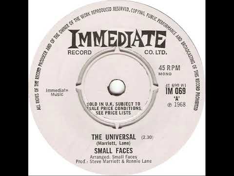 UK New Entry 1968 (155) Small Faces - The Universal