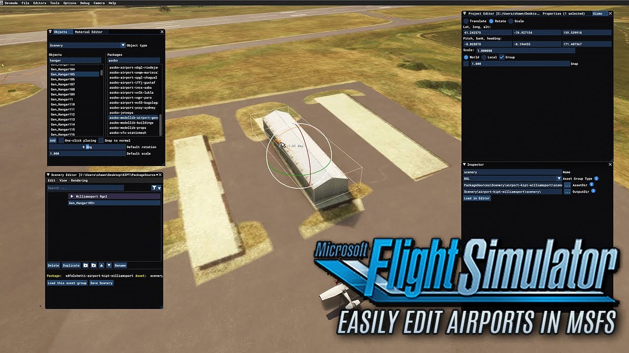 Easily Edit Airports in Microsoft Flight Simulator