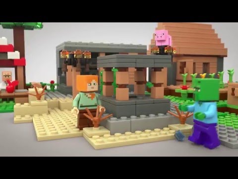 Vidéo LEGO Minecraft 21128 : Le village