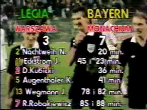 Legia vs Bayern (05.10.1988) - skrót meczu