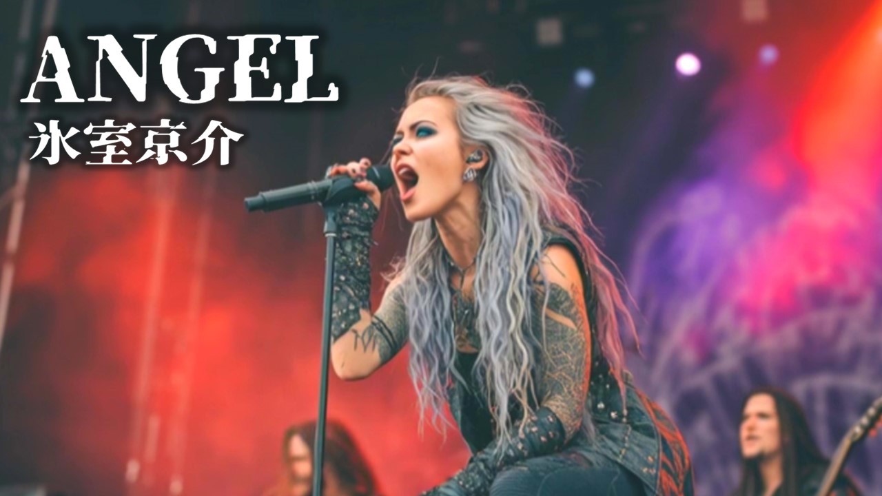 氷室京介 "ANGEL"🎸欧州メタル女子が歌う | European Heavy Hard Rock (Female Vocal) ver. | AI Covers J-POP