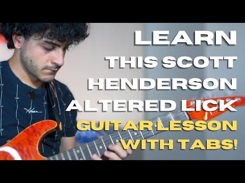 You NEED to Learn This ALTERED LEGATO Scott Henderson Lick (with TABS)