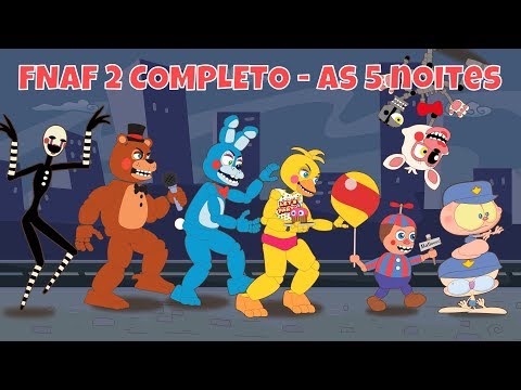 Mongo and Drongo in FNAF 2 COMPLETE - Five Nights at Freddy's 2 - All 5 nights - cartoon