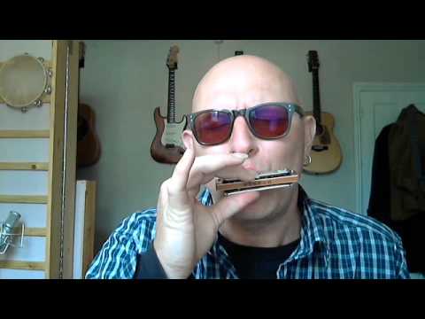 Simple Train Blues - Harmonica Lesson by Eddie Martin