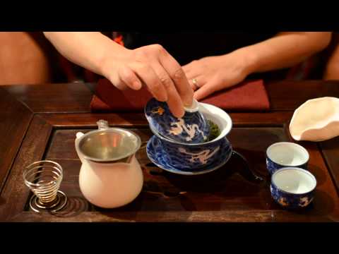 Gaiwan- Classical Chinese tea ware with Zhuping-Seven Cups Tea