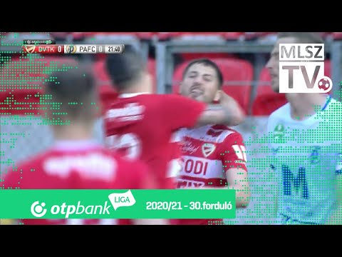 Grozav Gheorghe-Teodor gólja a DVTK – Puskás Akadémia FC mérkőzésen