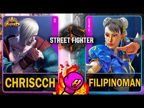 SF6 ChrisCCH (ED) VS Filipinoman (CHUN-LI)🥊Street Fighter 6🥊スト6🥊4K 60ᶠᵖˢ