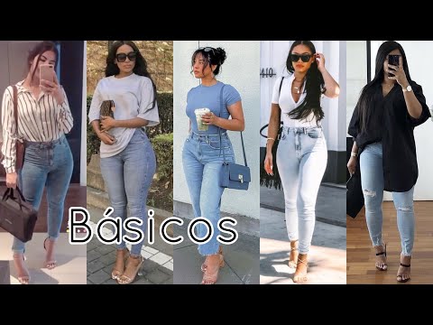 LOOKS DE Moda y Tendencias ROPA BÁSICA 2023-2024 OUTFITS SENCILLOS EN TENDENCIA PARA MUJER