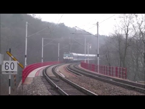 Vlaky: prejazd 362.008 na EC 276 Slovan + luxusný pozdrav