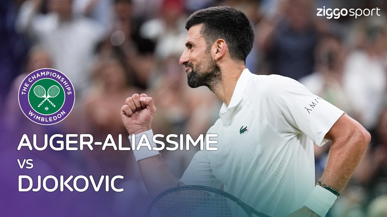ONGEKEND! EEN THRILLER VAN MEER DAN 5 UUR!! 😍😱 | Auger-Aliassime vs Djokovic | Wimbledon 2026