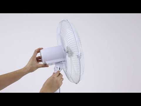 Vídeo de Ventilador de Pie Bise 3 Velocidades 45W Oscilante con Mando y Temporizador | Fabrilamp / Abrila