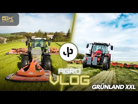 NEW! Kuhn 3-point hitch with 13m working width! & 13.40m mower combo! || JP Agrar Agrovlog #24