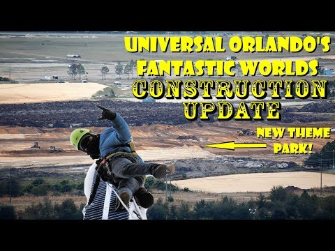 Universal Orlando's New Theme Park (Epic Universe) Construction Update 2.4.19 Canvas Progress