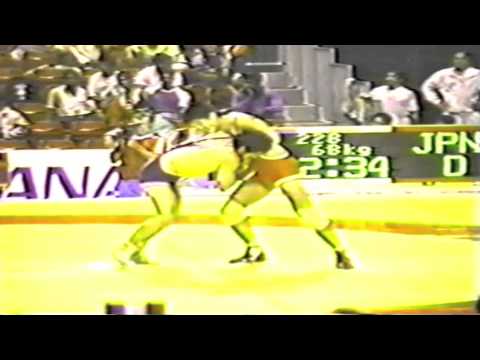 1990 Senior World Championships: 68 kg Kosei Akaishi (JPN) vs. Arsen Fadzayev (USSR)
