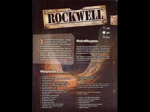 Off The Shelf Board Game Tutorials Presents - How To Play Rockwell 