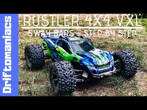 How To Fit Traxxas Rustler 4x4 VXL Sway Bars