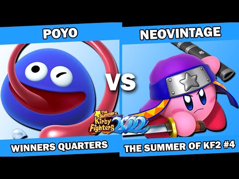 Poyo (Gooey/Meta Knight) vs NeoVintage (Ninja) Kirby Fighters 2 Tournament - Summer of KF2022 Week 4