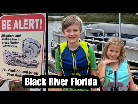 Boating along the Black River Florida