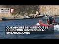 Huracán Otis en Acapulco: Marinos buscan cuerpos en el fondo del mar