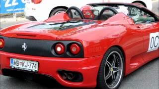 preview picture of video 'Ferrari 360 Spider powerslide GHD Ilirska Bistrica 2012'