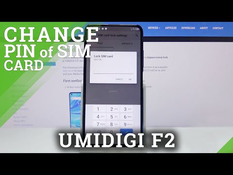 How to Change PIN of SIM Card in UMIDIGI F2 – PIN Code