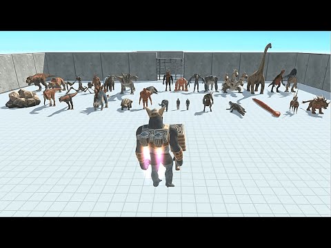 GHOR HAMMER WITH JET ENGINE VS EVERY STRONG UNITS - Animal Revolt Battle Simulator