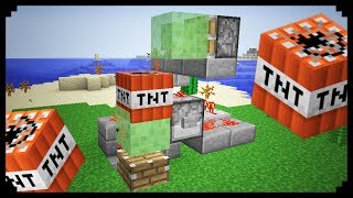 ✔ Minecraft: How to make a Slime Block Cannon