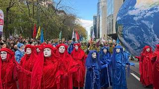 Demo in Brüssel: Zehntausende fordern mehr Klimaschutz