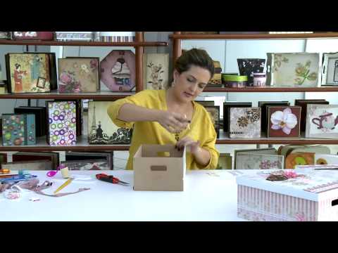 Mulher.com - 26/12/2014 - Caixa co scrap decor por Marisa Magalhaes - Parte 2