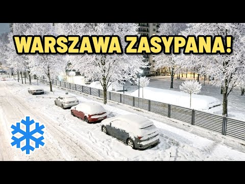 WARSZAWA ZASYPANA! ❄️ Atak zimy 28.01.2026 i niebezpieczna mgła na trasie do Gdańska