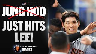 Jung Hoo Lee STAYS HOT with another MULTI-HIT GAME! ???????? (2nd in MLB in batting average!)