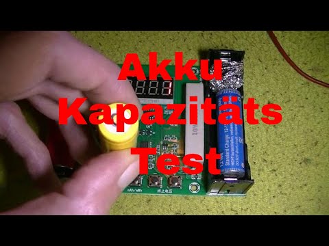 Ni-Mh Akku und Superkondensator Kapazitäts Test - eflose #968