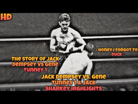 Jack Dempsey vs Gene Tunney 1 ( 1926 ) Full Fight Highlights | HD