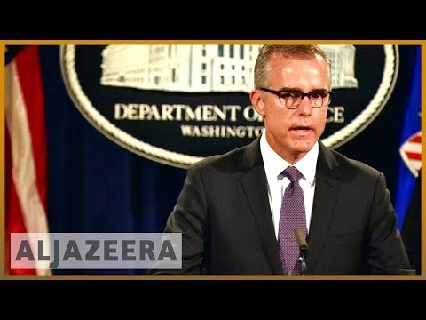 🇺🇸 FBI deputy chief Andrew McCabe fired, says he was being targeted | Al Jazeera English