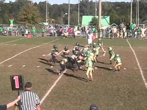 Braden Cole Interception 6 year old Buford Wolves