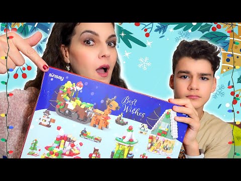 RĂNIȚI 😥 AM RENUNȚAT 😌 Deschid Calendar Advent Lego fake de Crăciun cu Nicolas 🎄