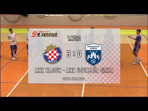 MNK Hajduk Split 3:0 MNK Uspinjača - 1.HMNL 2025/26 (1.kolo)