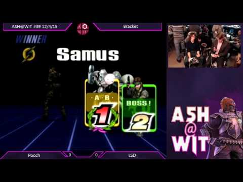 Pooch (Samus) vs LSD (Snake) - ASH@WIT #39 PM Bracket
