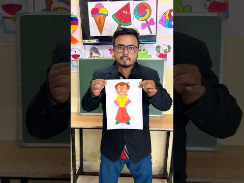 Yeh Bheem banao 🌈😊#shorts #youtubeshorts #foryou #drawing #trending #comedy #funny #shortsfeed