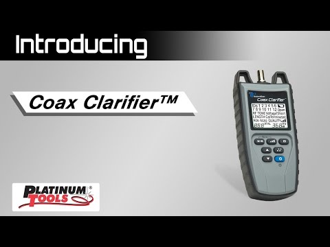 Coax Clarifier - Test, Identify, and Qualify Dark Coax Networks 