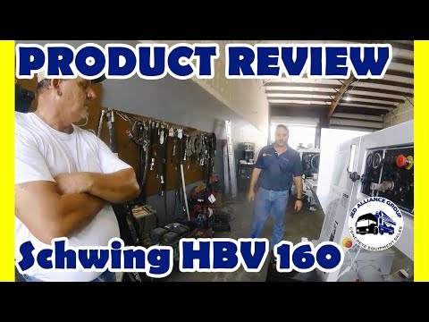 The Basics to operate and maintain a Schwing HBV160 concrete pump