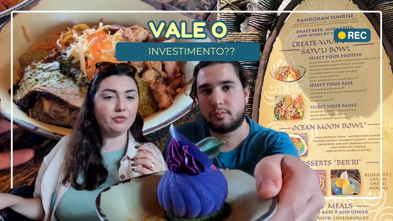 VALE A PENA COMER NO RESTAURANTE DO AVATAR DO ANIMAL KINGDOM? TUDO SOBRE O SATU'LI CANTEEN