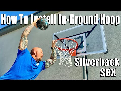 How To Install Inground Basketball Hoop SBX Silverback | Lifetime IGL