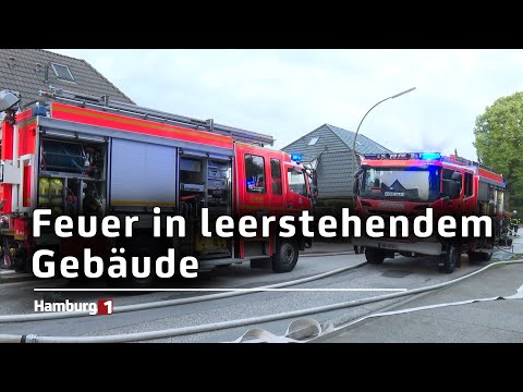 War es Brandstiftung? Feuer in Wilhelmsburg