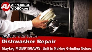 Maytag Dishwasher Repair - Grinding Noise and Not Properly Cleaning - Pump Motor